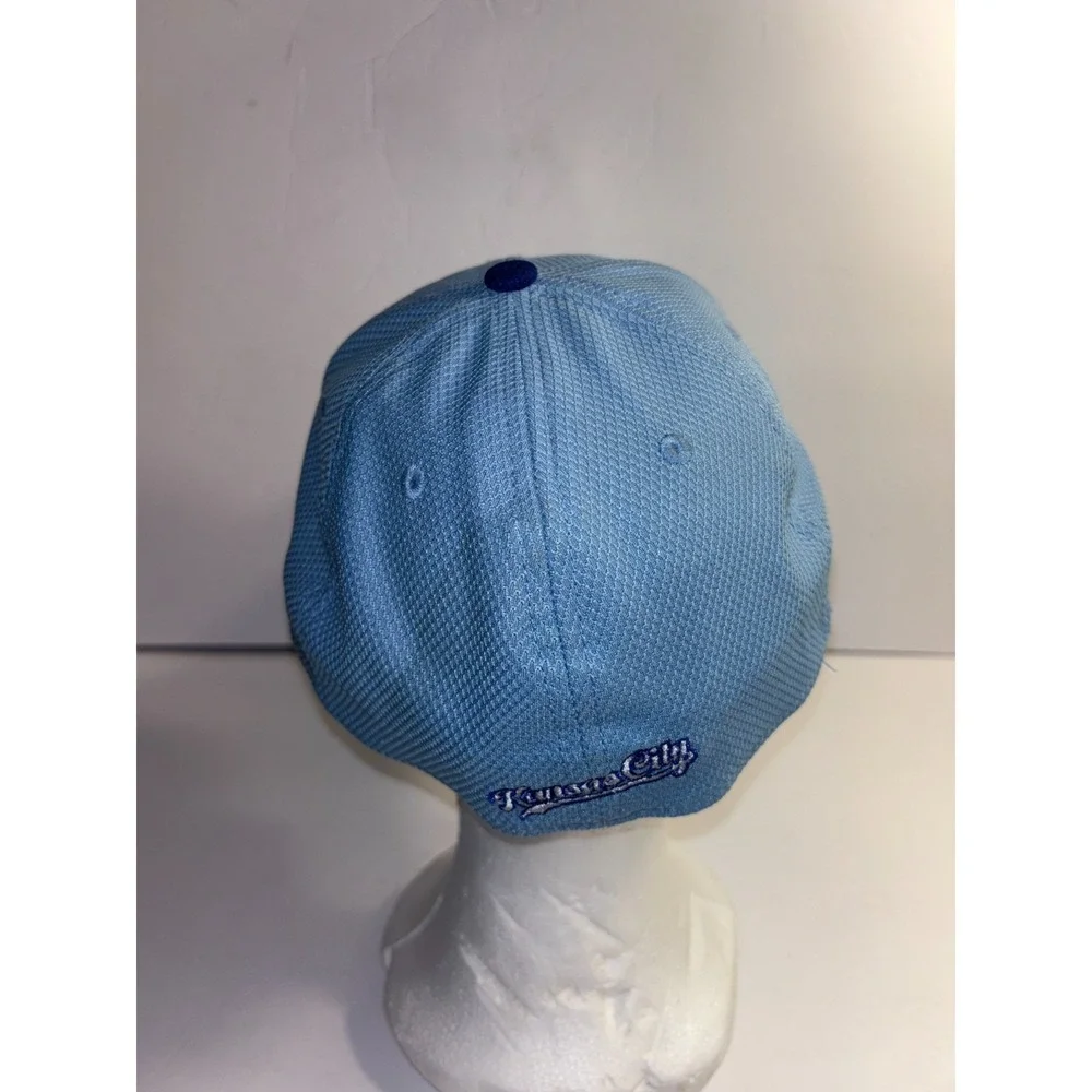 MLB Kansas City Royals New Era Baseball Cap Sports Mens M-L Blue 39FIFTY Fitted